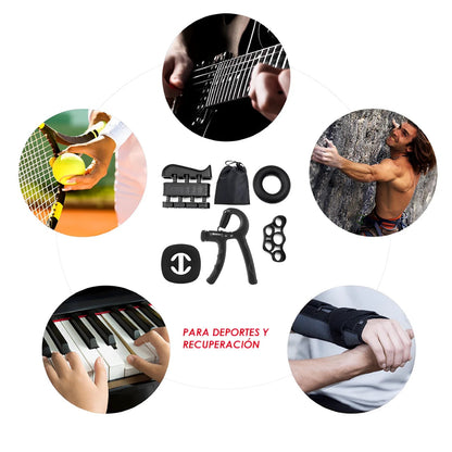 PowerGrip® || Kit x 6 Ejercitador Hand Grip || Calidad 1.1
